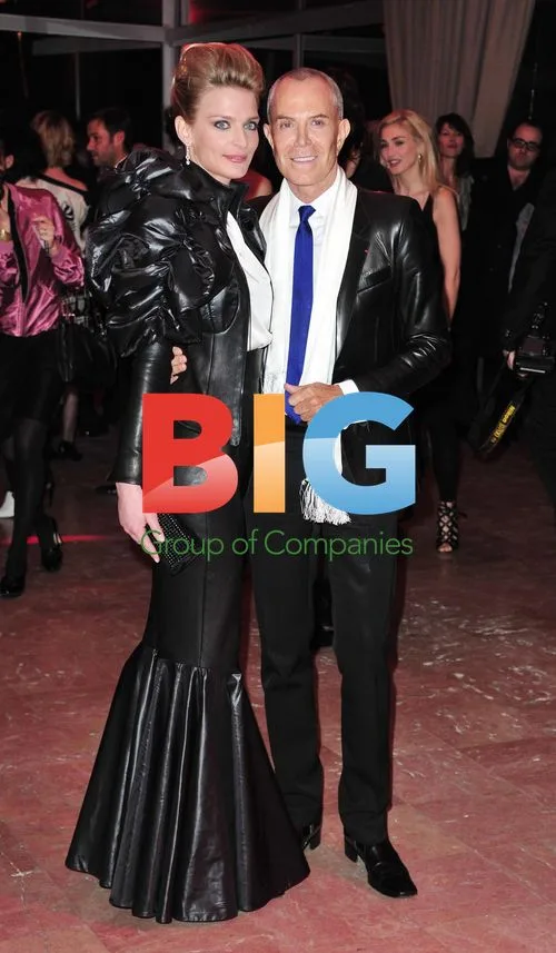 Sarah Marshall and Jean-Claude Jitrois at AIDES Fashion Gala