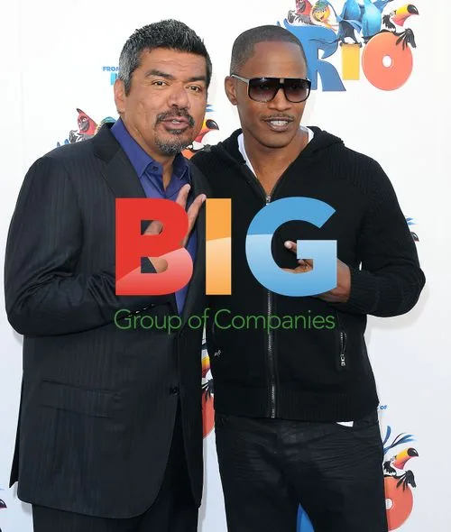 Jamie Foxx and George Lopez at RIO event