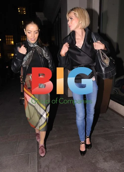 Elen Rivas and Nicola McLean at Mayfair Hotel