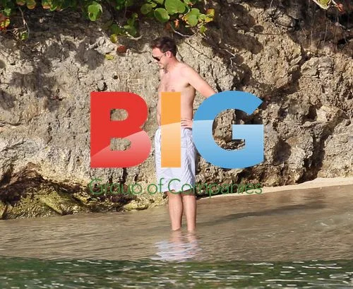 Jamie Theakston on Caribbean Beach