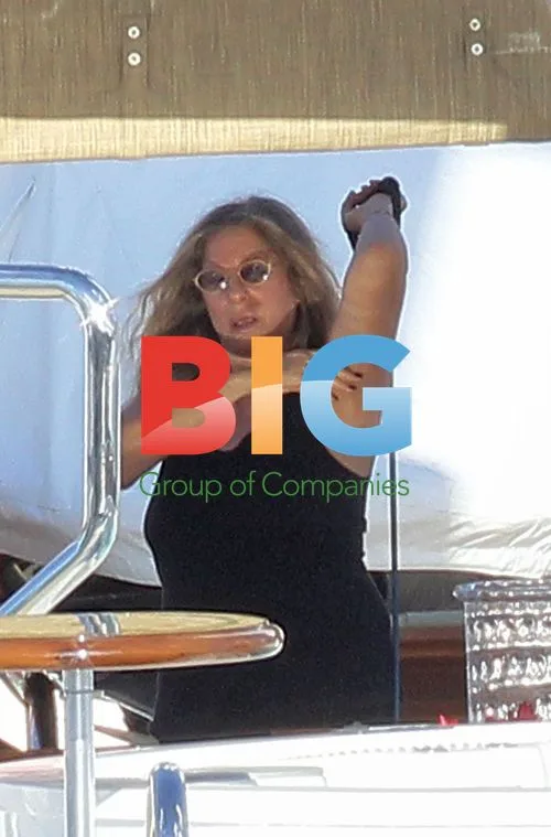 Streisand and Brolin on Caribbean Holiday
