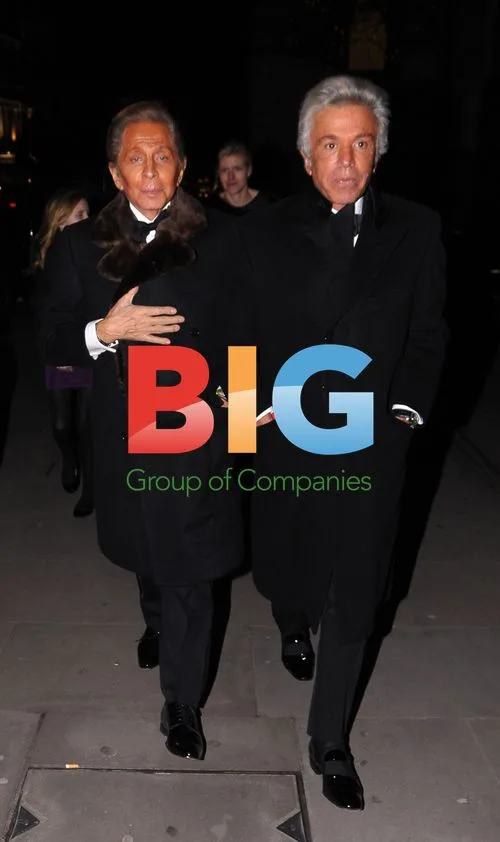 Valentino Garavani at Elton John's Royal Opera House Performance
