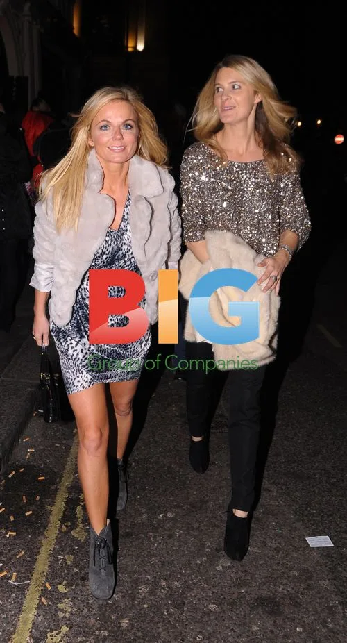 Geri Halliwell out in London