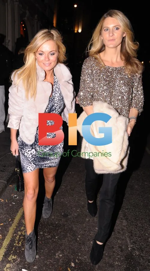 Geri Halliwell out with friends in London