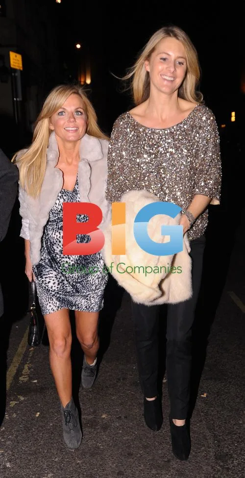 Geri Halliwell Enjoys London Nightout