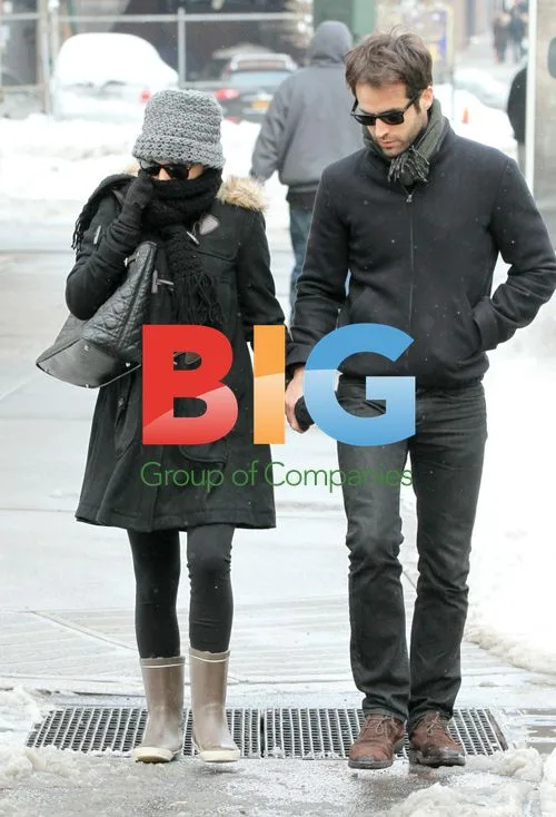 Natalie Portman with Benjamin Millepied in NYC
