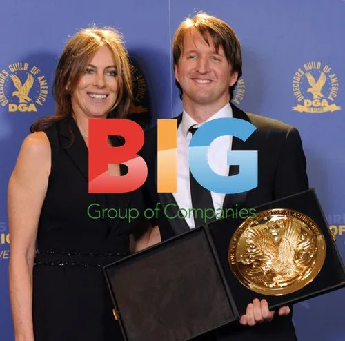 Tom Hooper and Kathryn Bigelow at DGA Awards