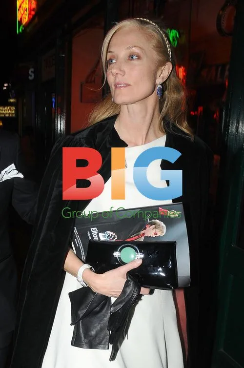 Joely Richardson and Evgeny Lebedev in London