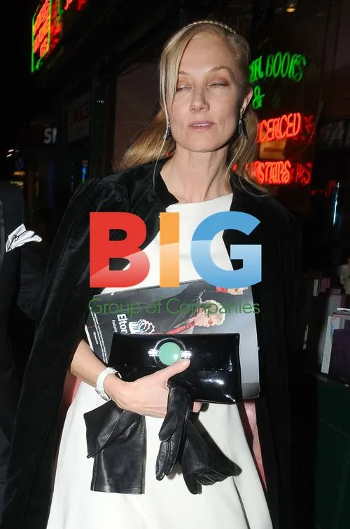 Joely Richardson and Evgeny Lebedev in London