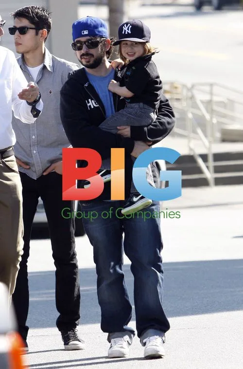 Jordan Bratman and son Max out walking