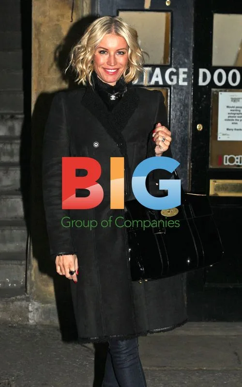 Denise Van Outen Leaving Savoy Theatre