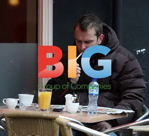 Dietmar Hamann Visits Cafe in Cheshire