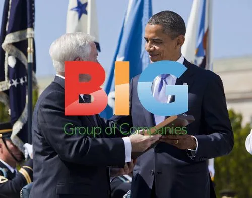 Obama and Gates at Pentagon Farewell