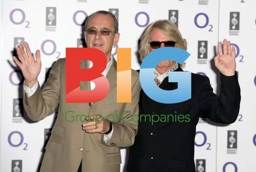 Rick Parfitt & Francis Rossi at The Silver Clef Awards