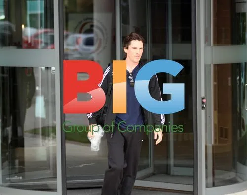 Christian Bale Leaving Hotel in Gym Gear