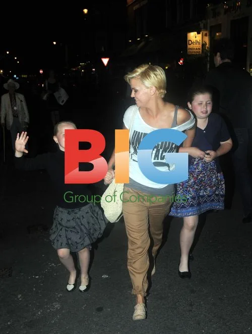 Kerry Katona Out with Daughters