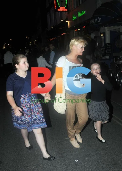 Kerry Katona Out with Daughters