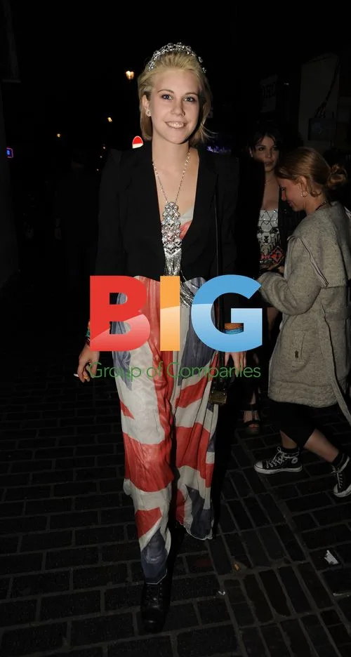 Celebs at The Box night club in London