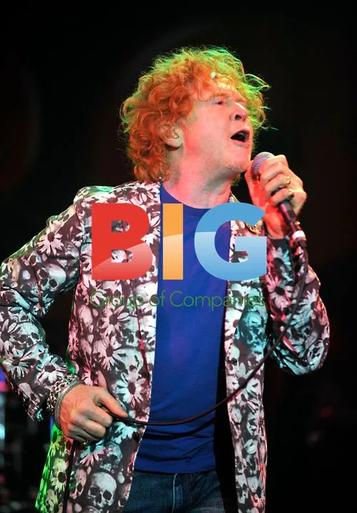 Mick Hucknall Performing at Cornbury Festival