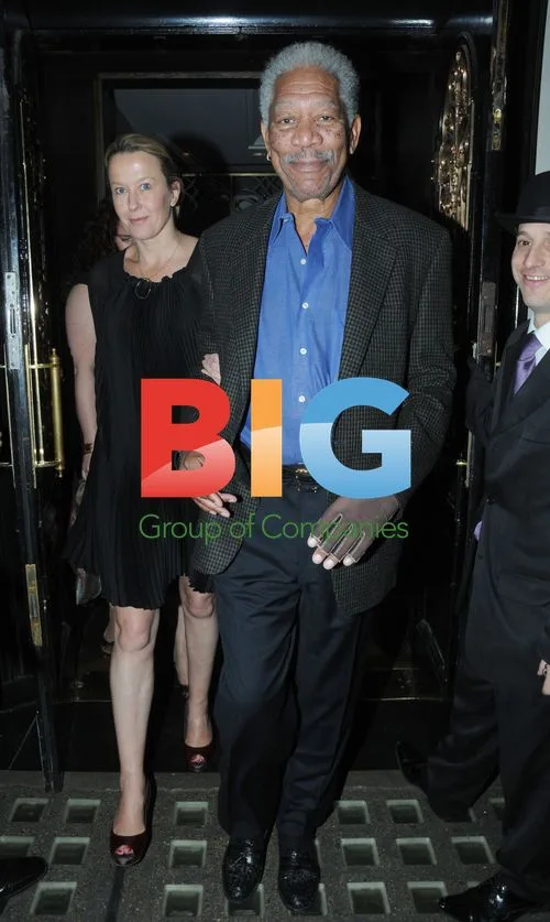 Morgan Freeman Leaves Scotts in London