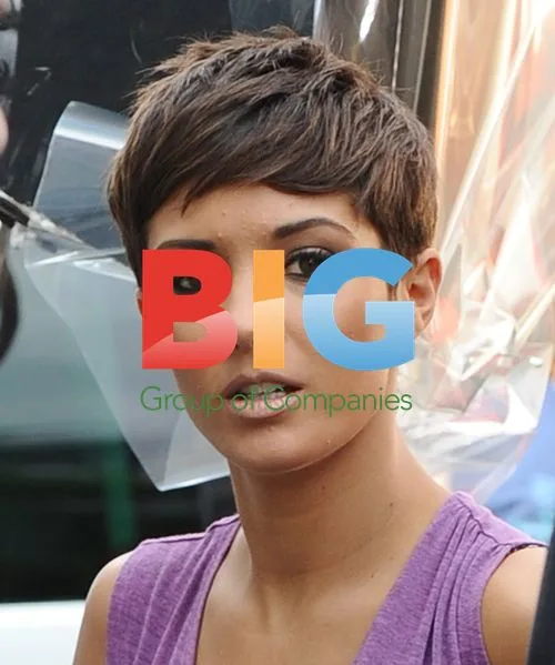 The Saturdays Filming Clothing Advert