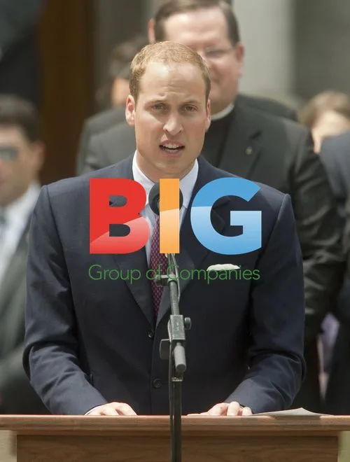 Prince William Receives Gift in Quebec