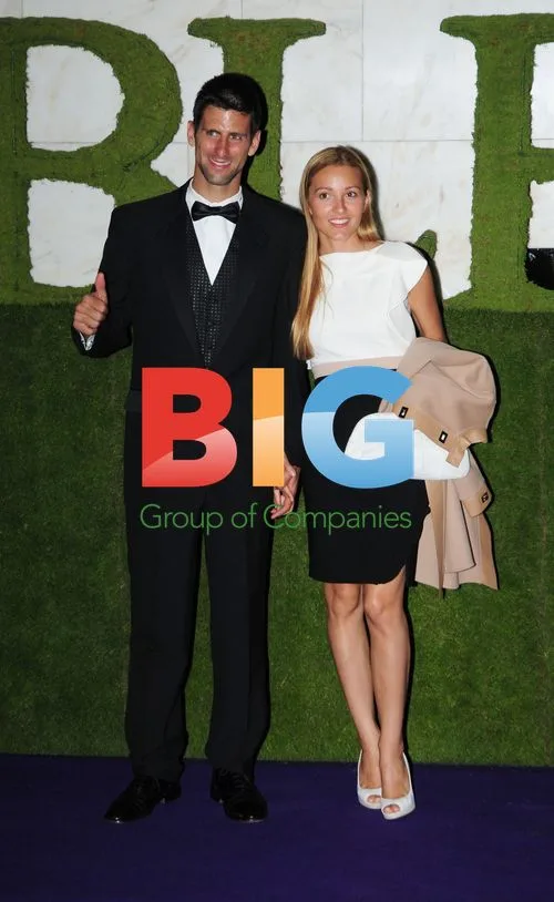 Novak Djokovic at Wimbledon Winners Ball