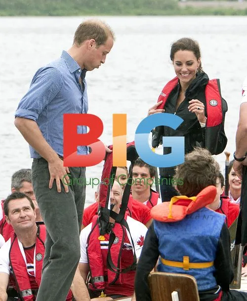 Duke and Duchess of Cambridge at Dragon Boat Race