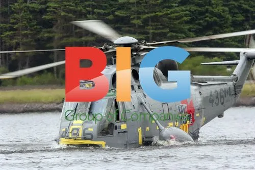 Prince William pilots Sea King helicopter