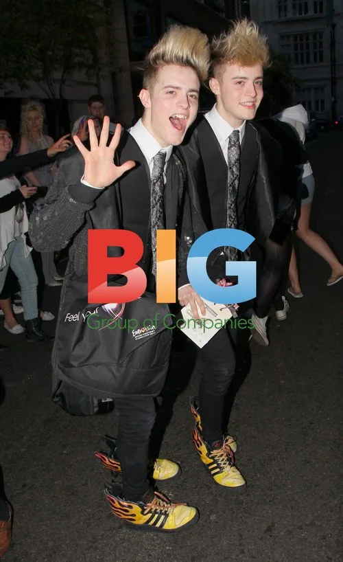 Jedward Spotted at Mayfair Hotel