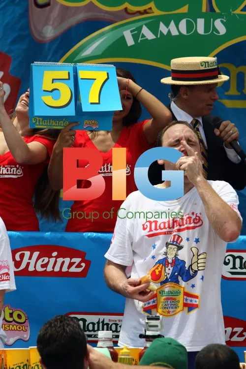 Joey Chestnut Wins 2011 Hot Dog Eating Contest