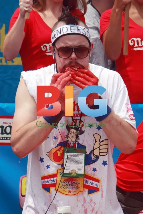 Joey Chestnut Wins Hot Dog Eating Contest