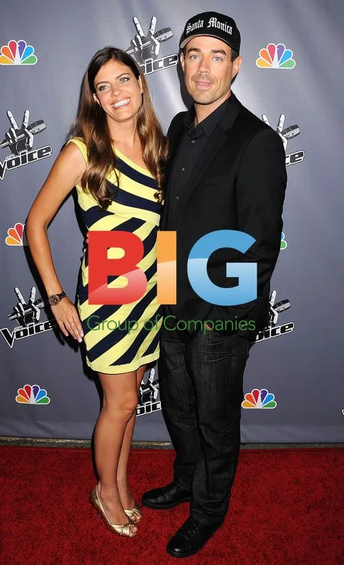 Carson Daly and Siri Pinter at "The Voice" Finale Party