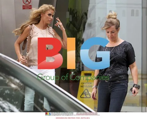 Katie Price and Peter Andre Leaving Solicitor's Office