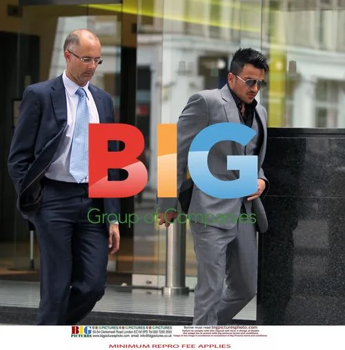 Katie Price and Peter Andre leave solicitor's office