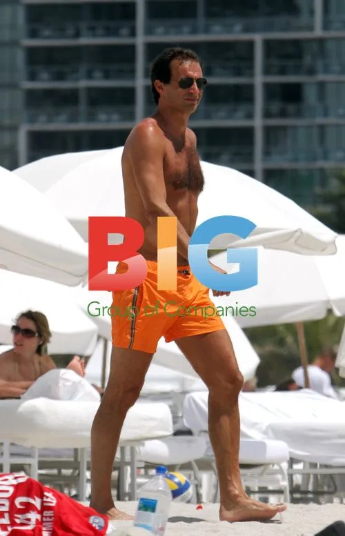 AC Milan coach Allegri on Miami beach