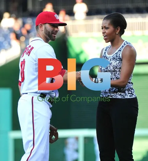 Michelle Obama at Nationals Park