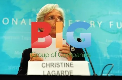 Christine Lagarde Holds IMF News Briefing