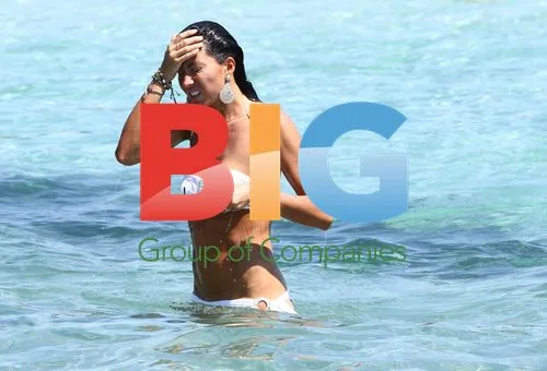 Elisabetta Gregoraci and Son Beach