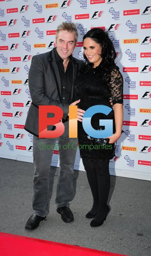 Donal MacIntyre and Ameera de la Rosa at F1 Party