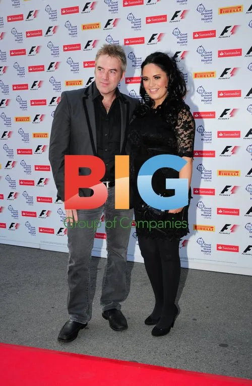 Donal MacIntyre and Ameera de la Rosa at F1 Party