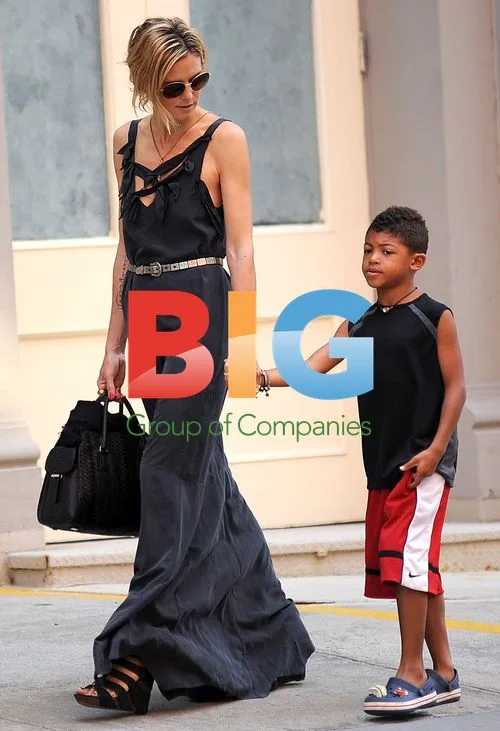 Heidi Klum and Henry Samuel in Tribeca