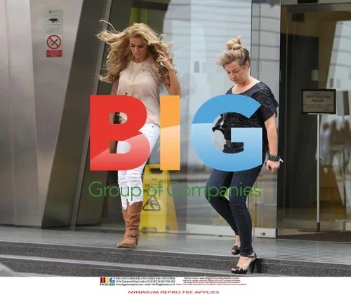 Katie Price and Peter Andre Leaving Solicitor's Office