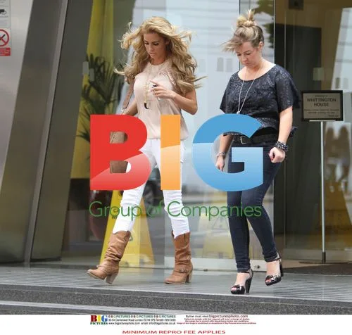 Katie Price and Peter Andre leave solicitor's office