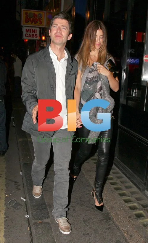 Noel Gallagher and Sara MacDonald at The Box, London
