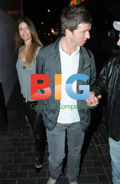 Noel Gallagher and Wife Attend Event
