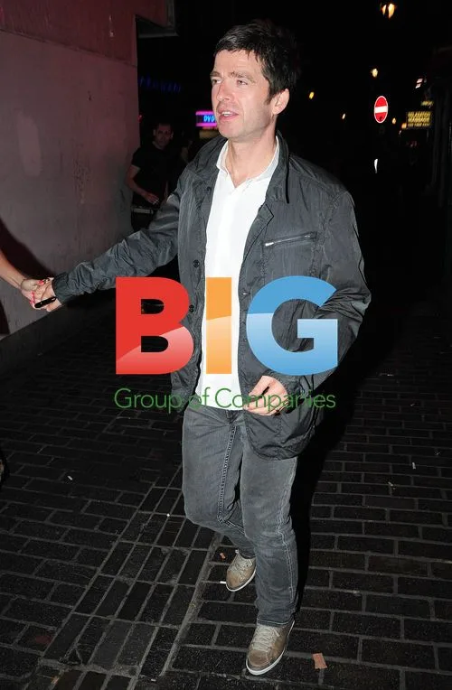 Noel Gallagher and Wife at The Box, London