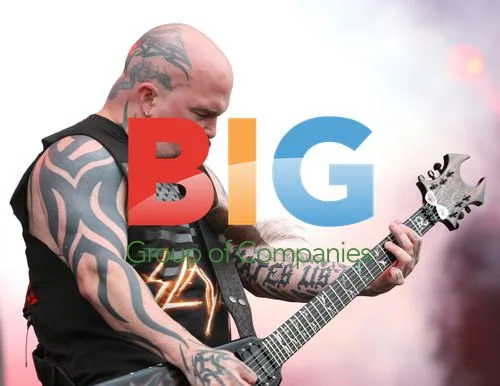 Kerry King of Slayer on Stage at Sonisphere 2011