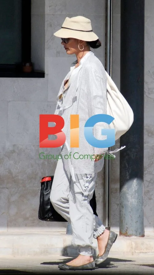 Michael Douglas and Catherine Zeta-Jones at Airport in Majorca