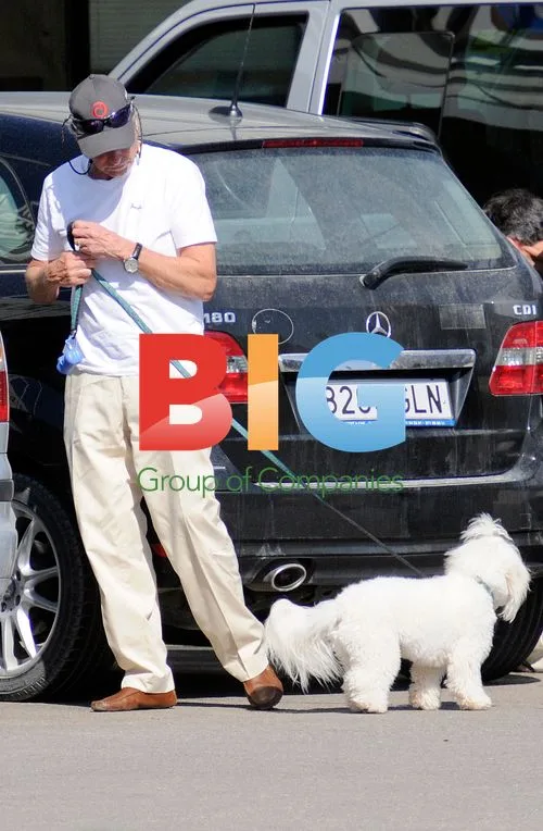 Michael Douglas and Catherine Zeta-Jones at airport in Majorca